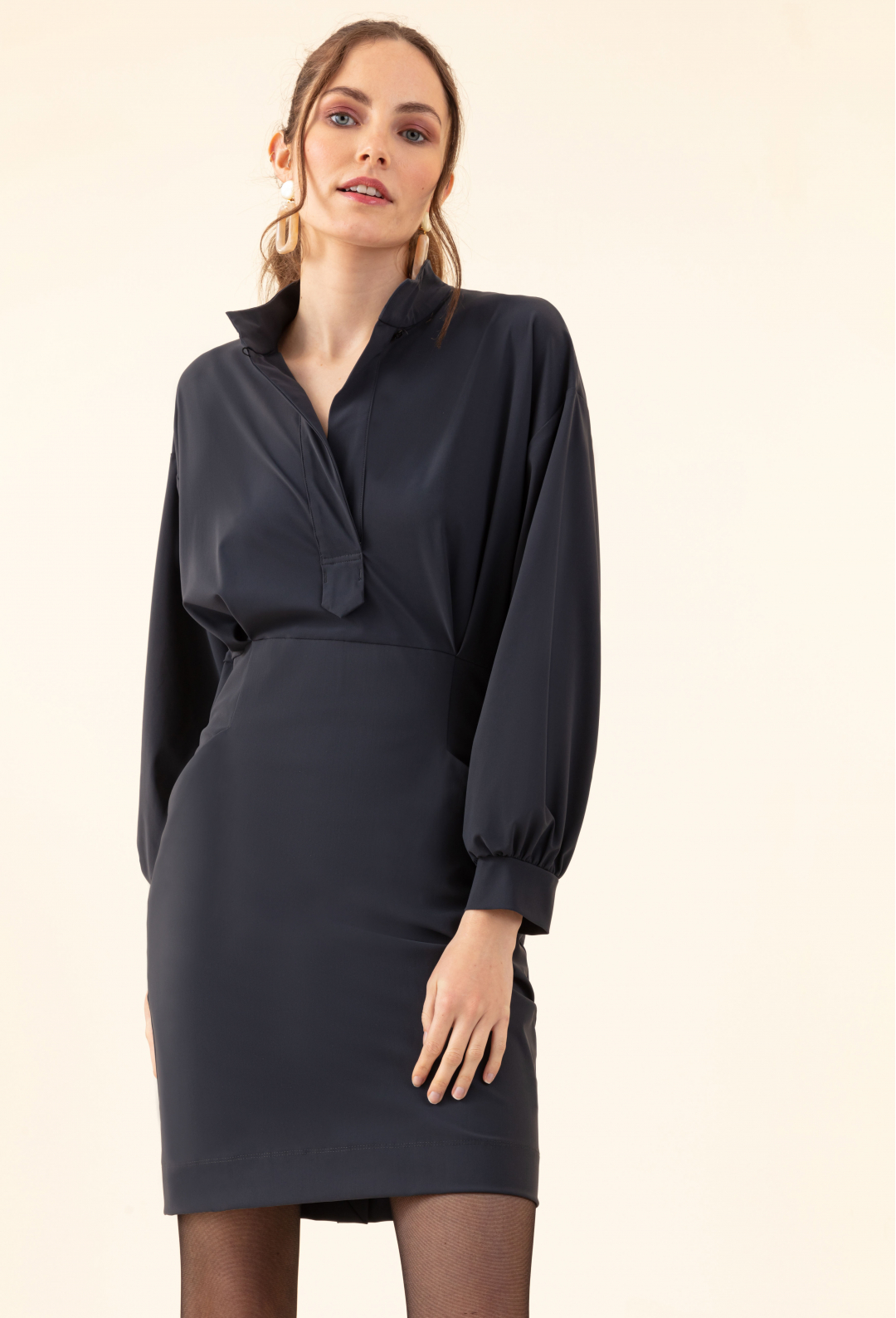 Robe Soso grise en jersey...