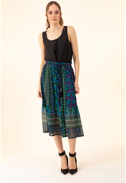 Elixir floral print skirt