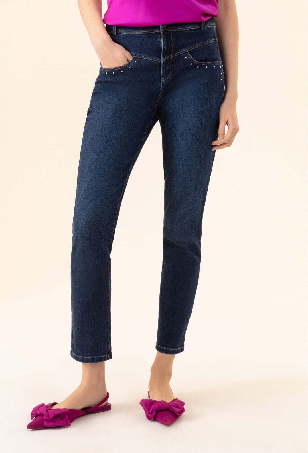 Trefle cotton blue denim jeans