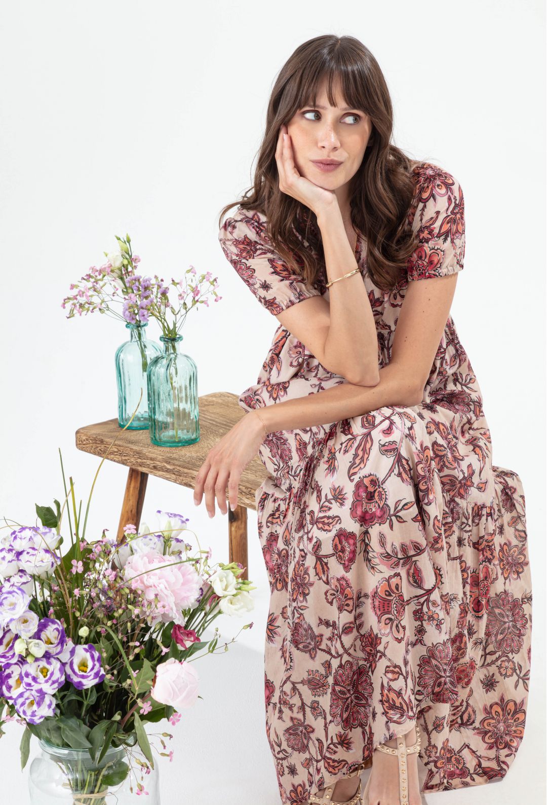 Bijou blossom print dress