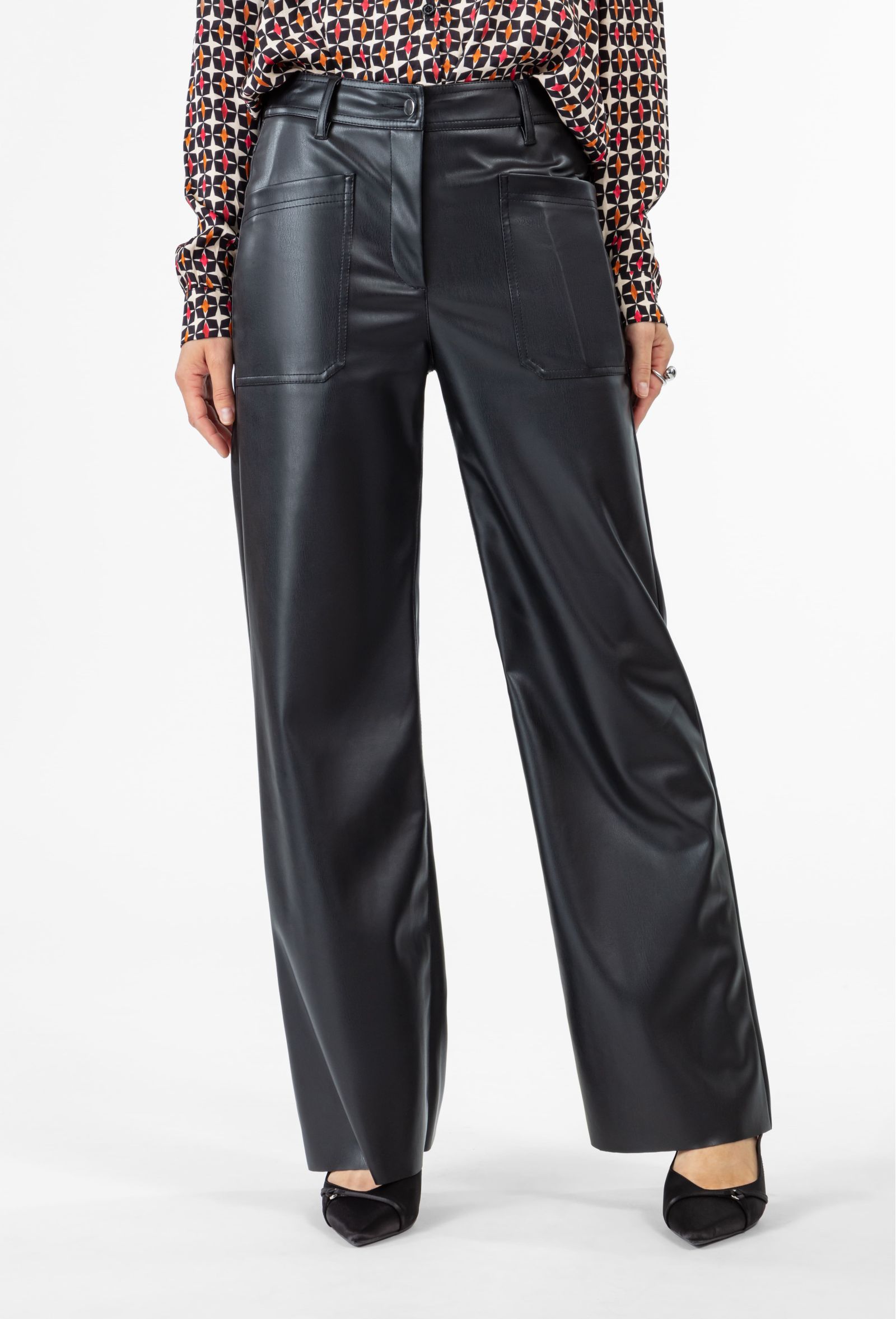 Pantalon simili cuir Clayton