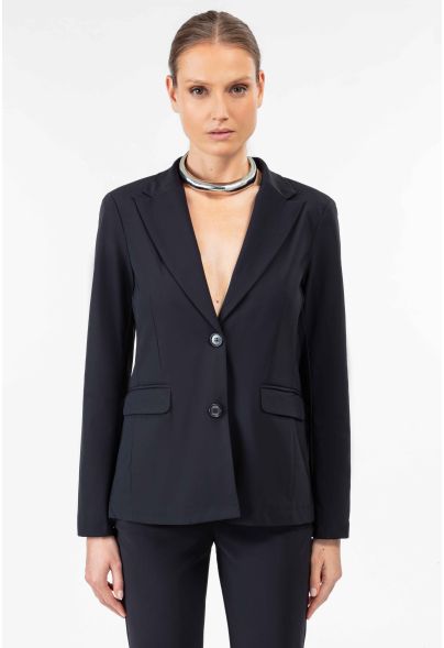 Veste Salima noire en jersey technique