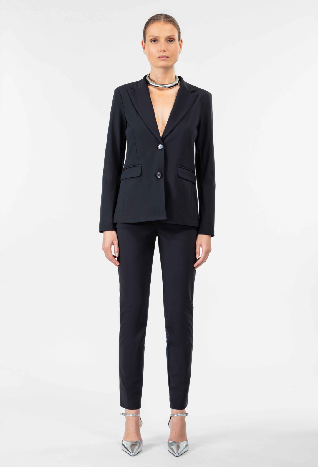 BLACK PONY PANTS IN TECHNICAL JERSEY