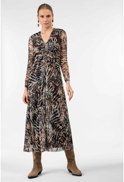 Robe longue Elsa résille