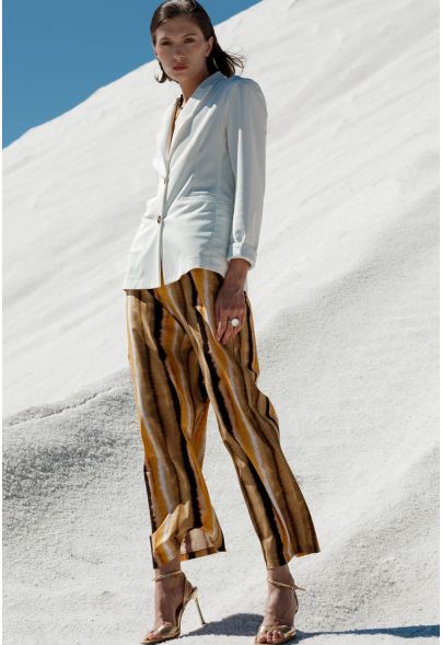 Pantalon large Mahe en jersey technique